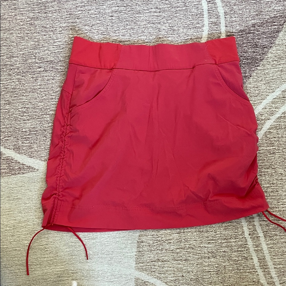 Columbia Coral Pink Mini Skirt